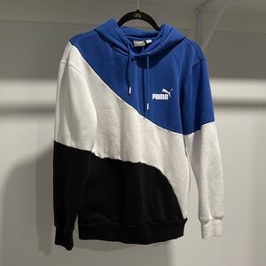 Puma color block sweatshirt hoodie